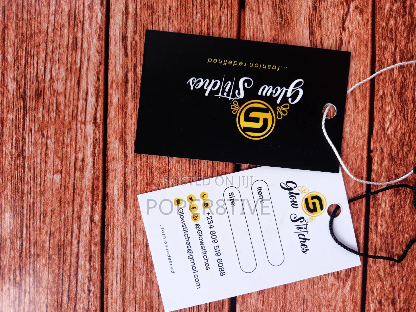 Fashion Design Clothing Tag