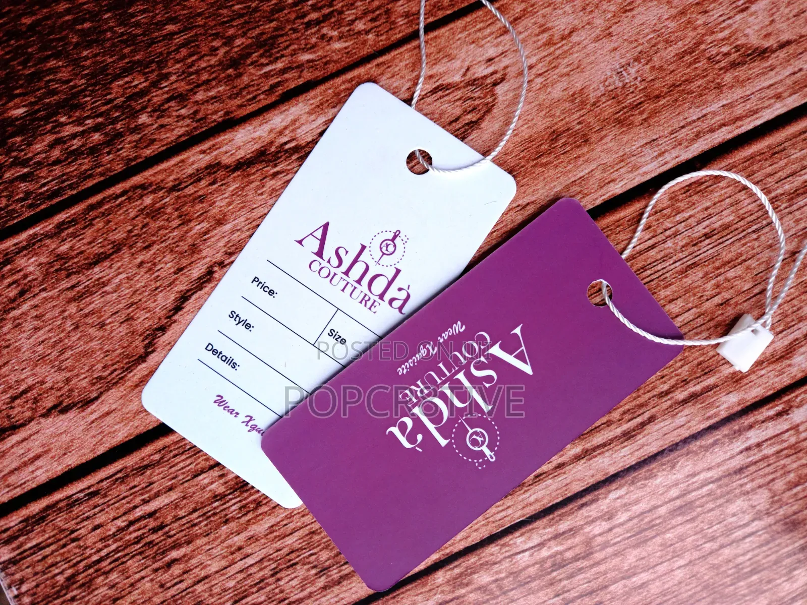 Fashion Design Clothing Tag