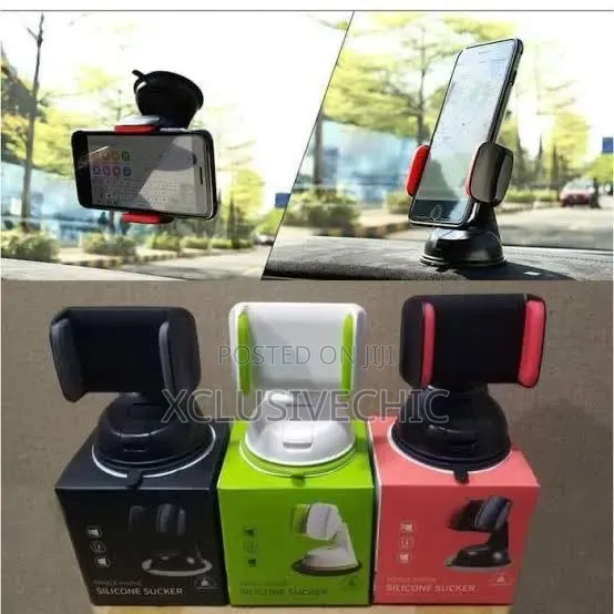 360° Rotating Universal Car Phone Holder With Strong Suction