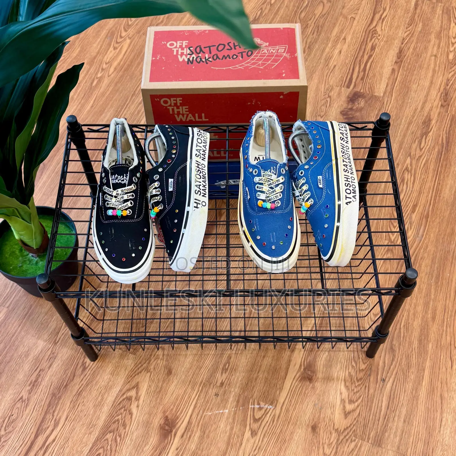 Original Satoshi Nakamoto X Vans Otw Era 95 Round Lucky Charm Sneakers