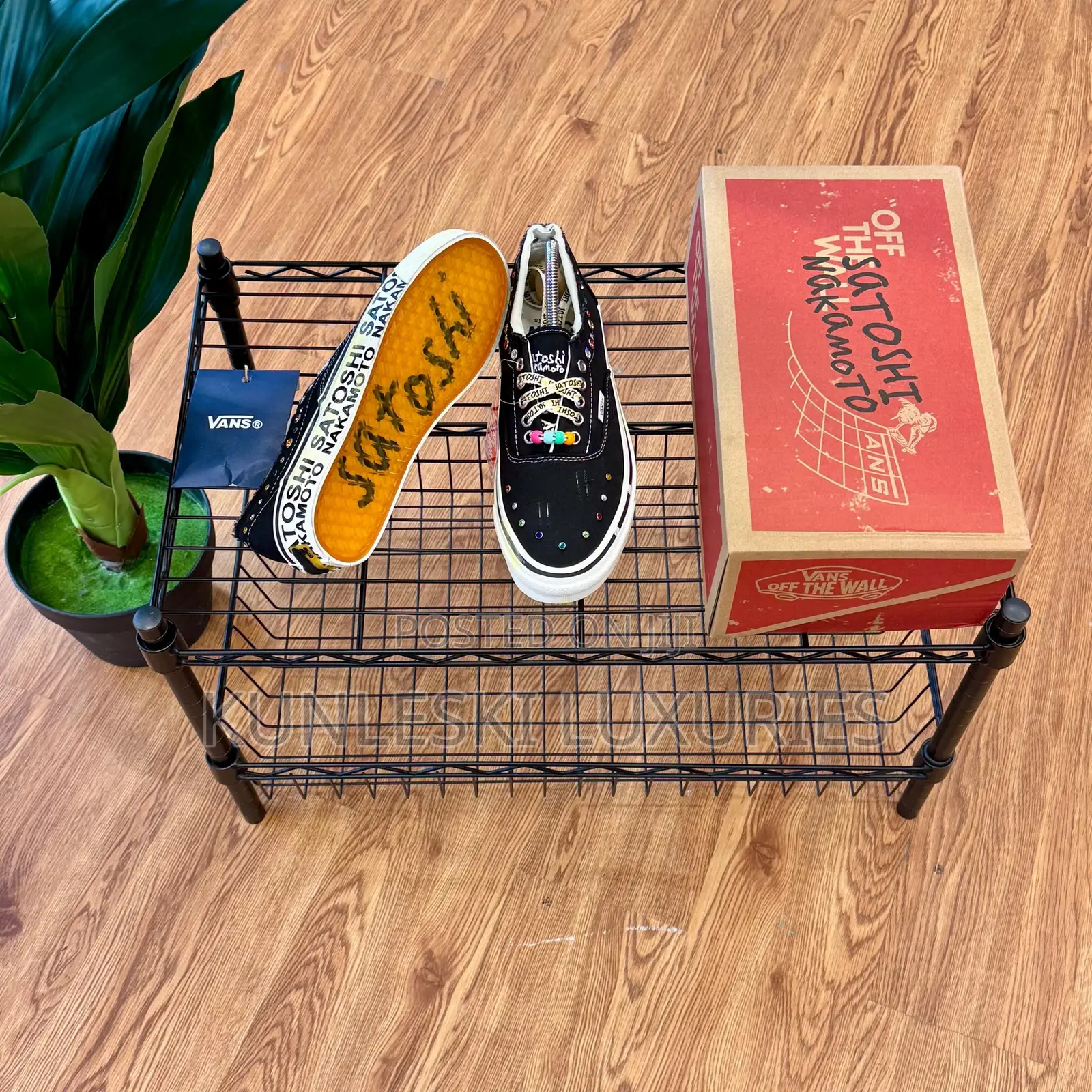 Original Satoshi Nakamoto X Vans Otw Era 95 Round Lucky Charm Sneakers