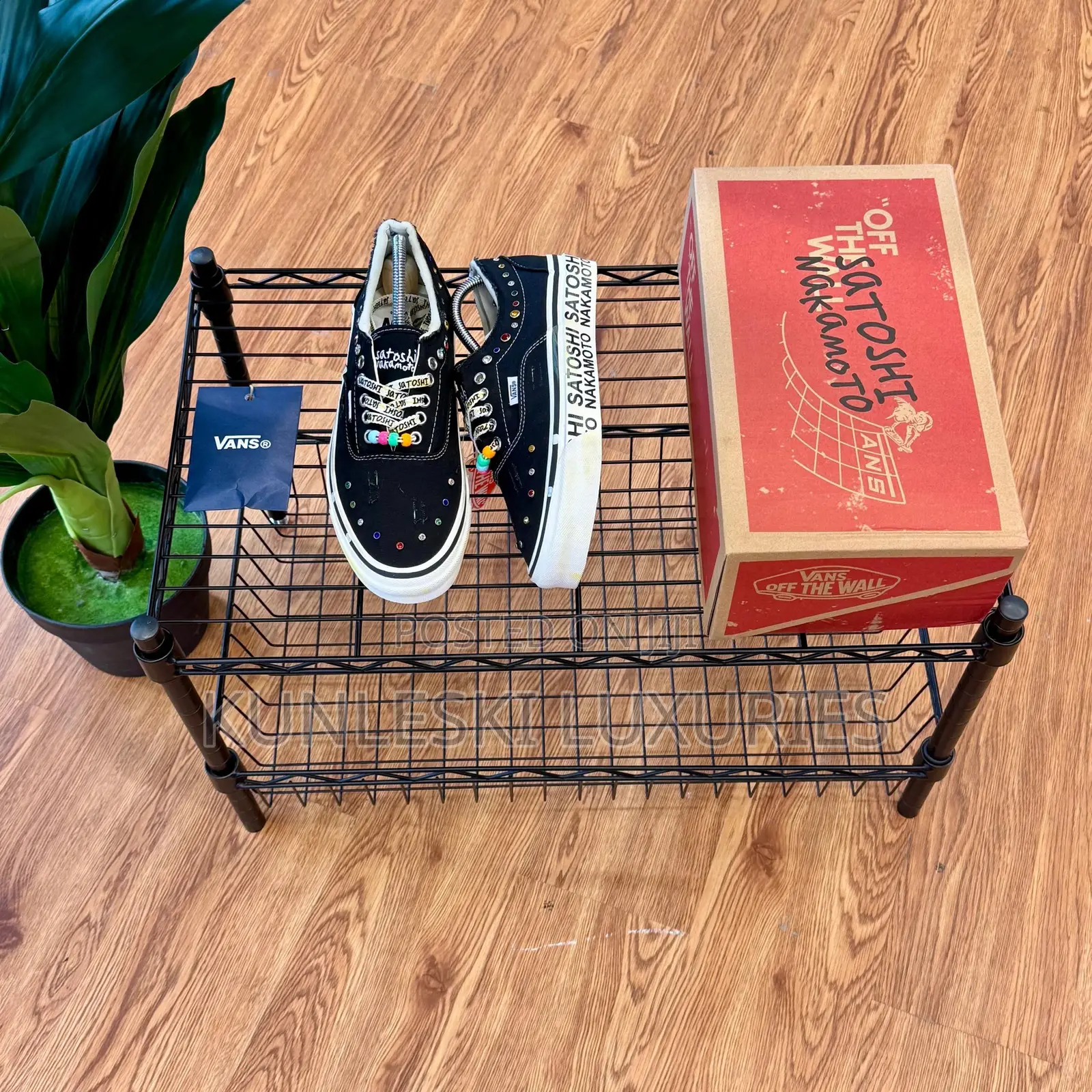 Original Satoshi Nakamoto X Vans Otw Era 95 Round Lucky Charm Sneakers