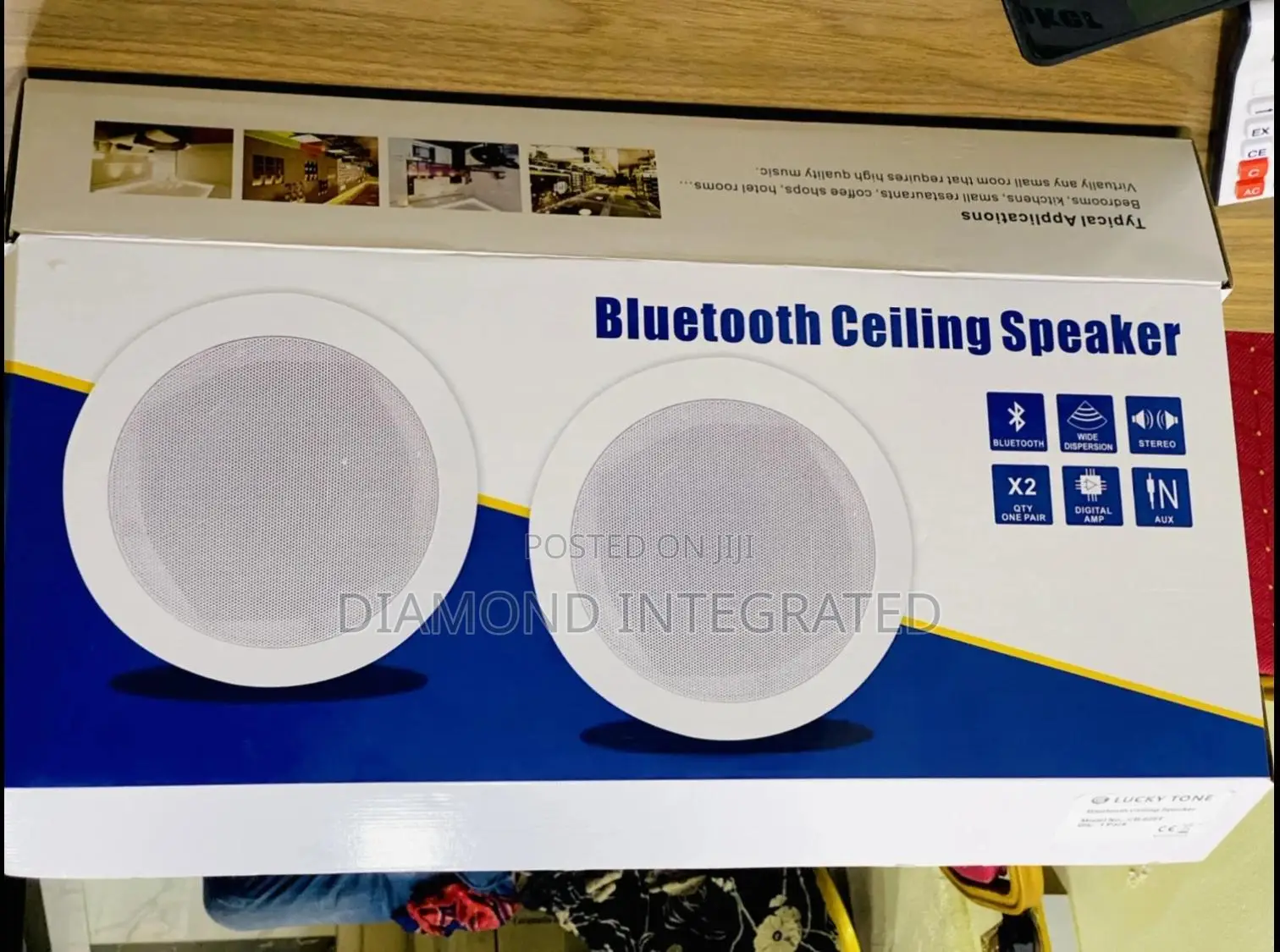 Lucky Tone 2 in 1 Bluetooth Ceiling Speaker