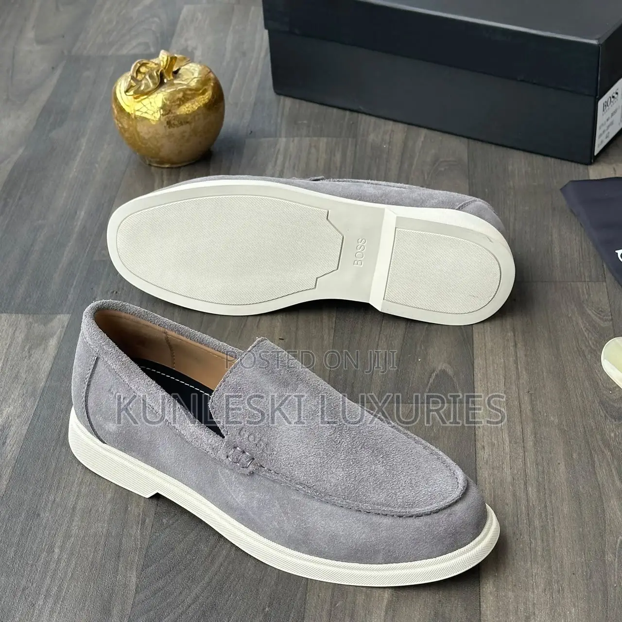 Original Boss Suede Mens Loafers Shoes