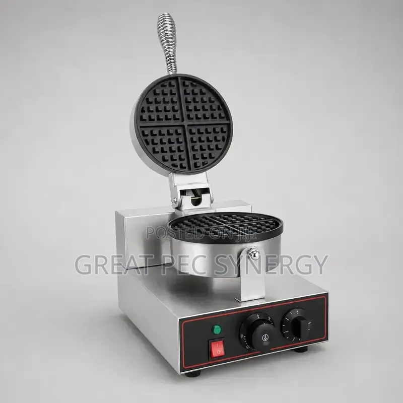 Single Plate Waffle Maker - Round