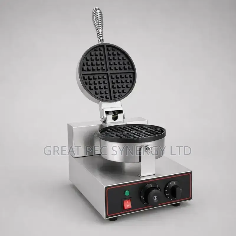 Single Plate Waffle Maker - Round