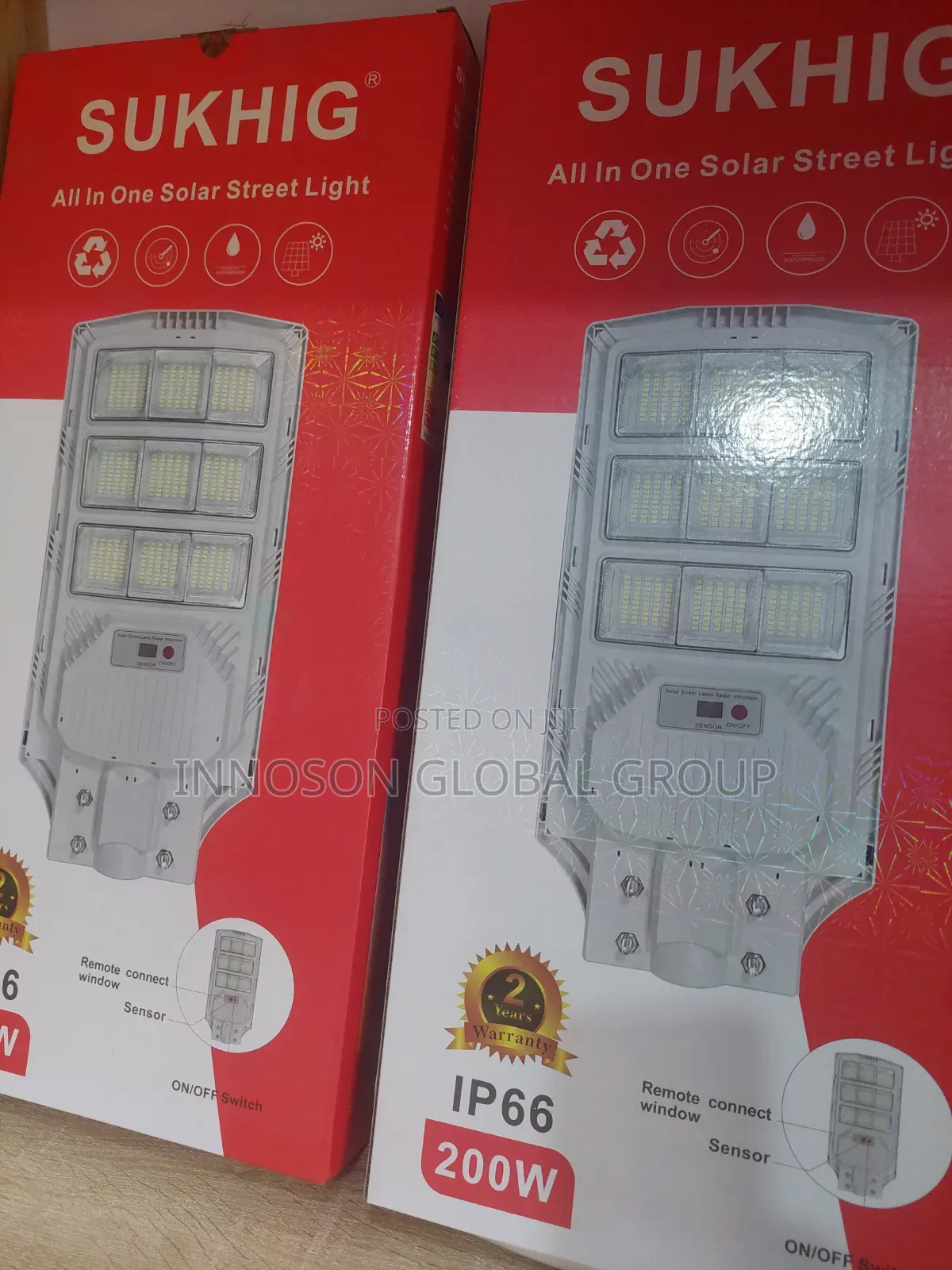 200w Sukhig Solar Street Lights