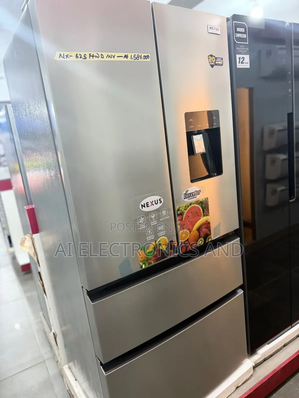 Nexus French Door Inverter Refrigerator Model NX -625ffwd