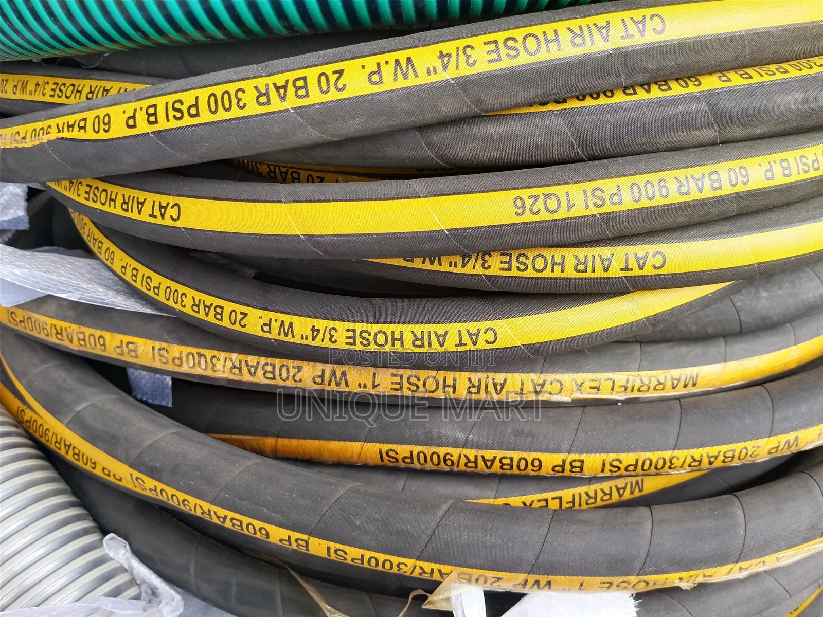 3/4" Cat Industrial Air Hose:Bundle 50meters. Working Pressure 300 Psi