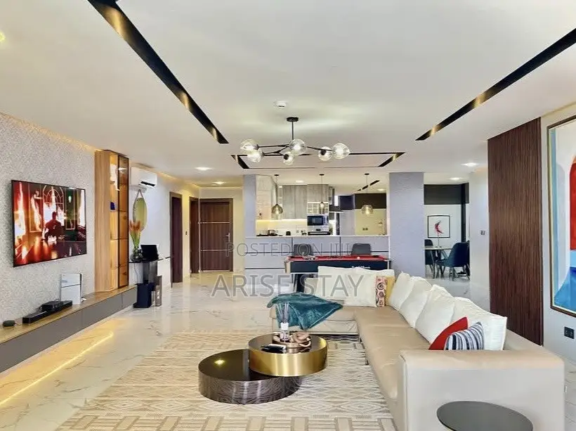 3-Bedroom Water View Apartment With Pool Ps5 | Lekki