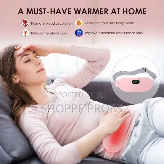 Cordless Electric Heating Belly Massage Cramps Relief Wrap Belt