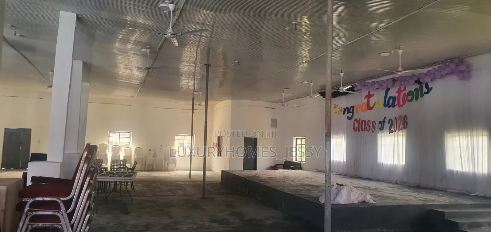 Specious Event Hall for Rent at Okokomiko by 23Km Lagos/Badagry