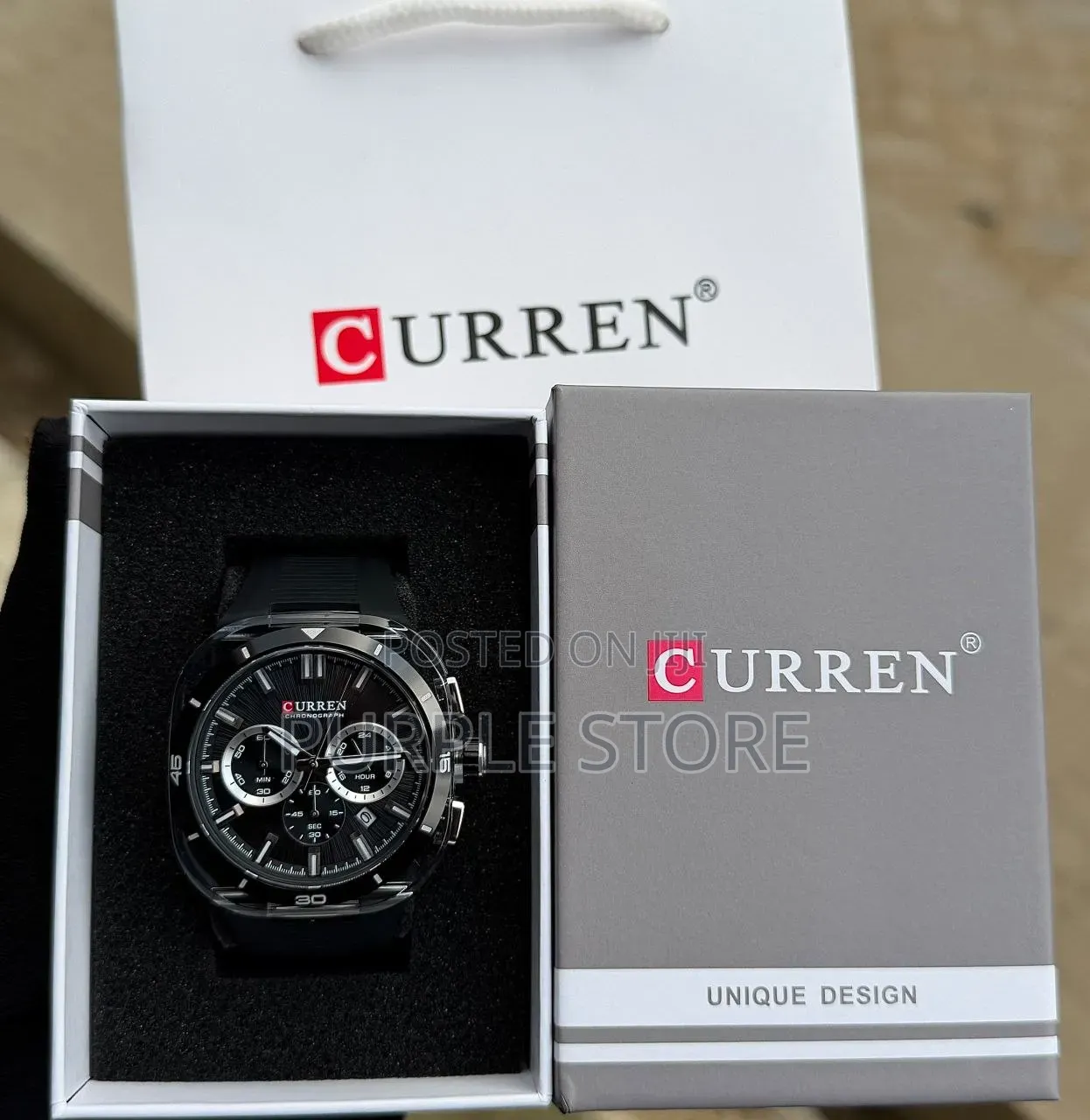 Curren Chronograph Water Resistant Watch