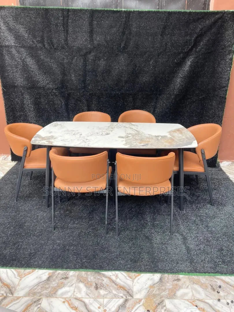 High Quality Set of Marble Dinning by 6