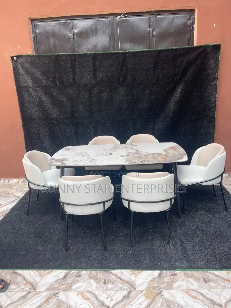 High Quality Set of Marble Dinning by 6