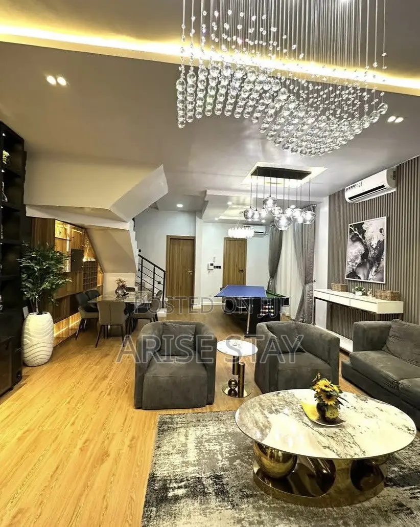 3-Bedroom Duplex With Ps5, Pool, Gym Playground | Ologolo Lekki