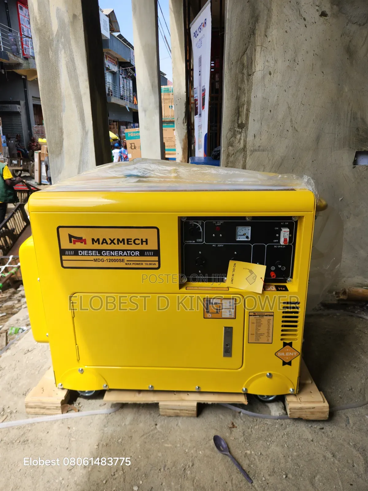 10.5kva Maxmech Diesel Generator With 100% Pure Copper Coil