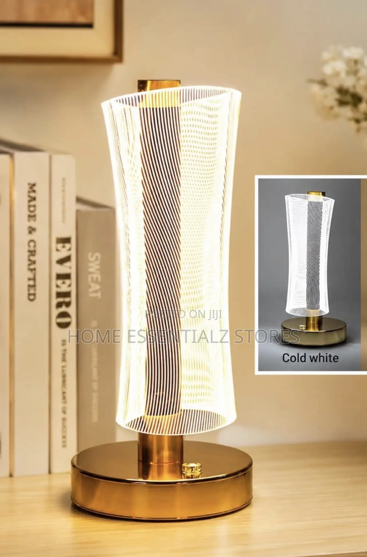3-Color Rechargeable LED Table Lamp - Night Light With USB Charging