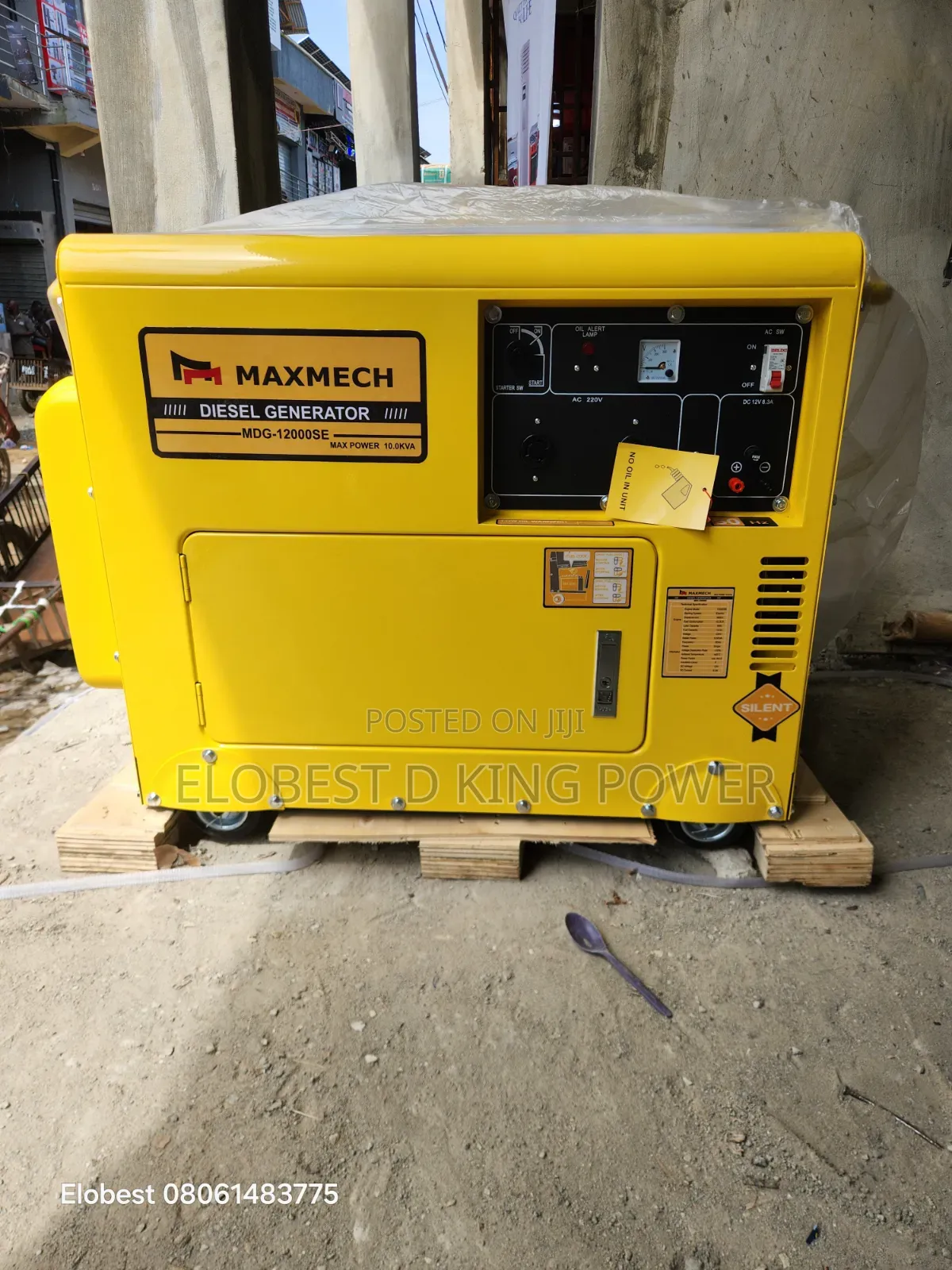 Brand New 10.5kva Diesel Generator Maxmech 100% Pure Copper Coil