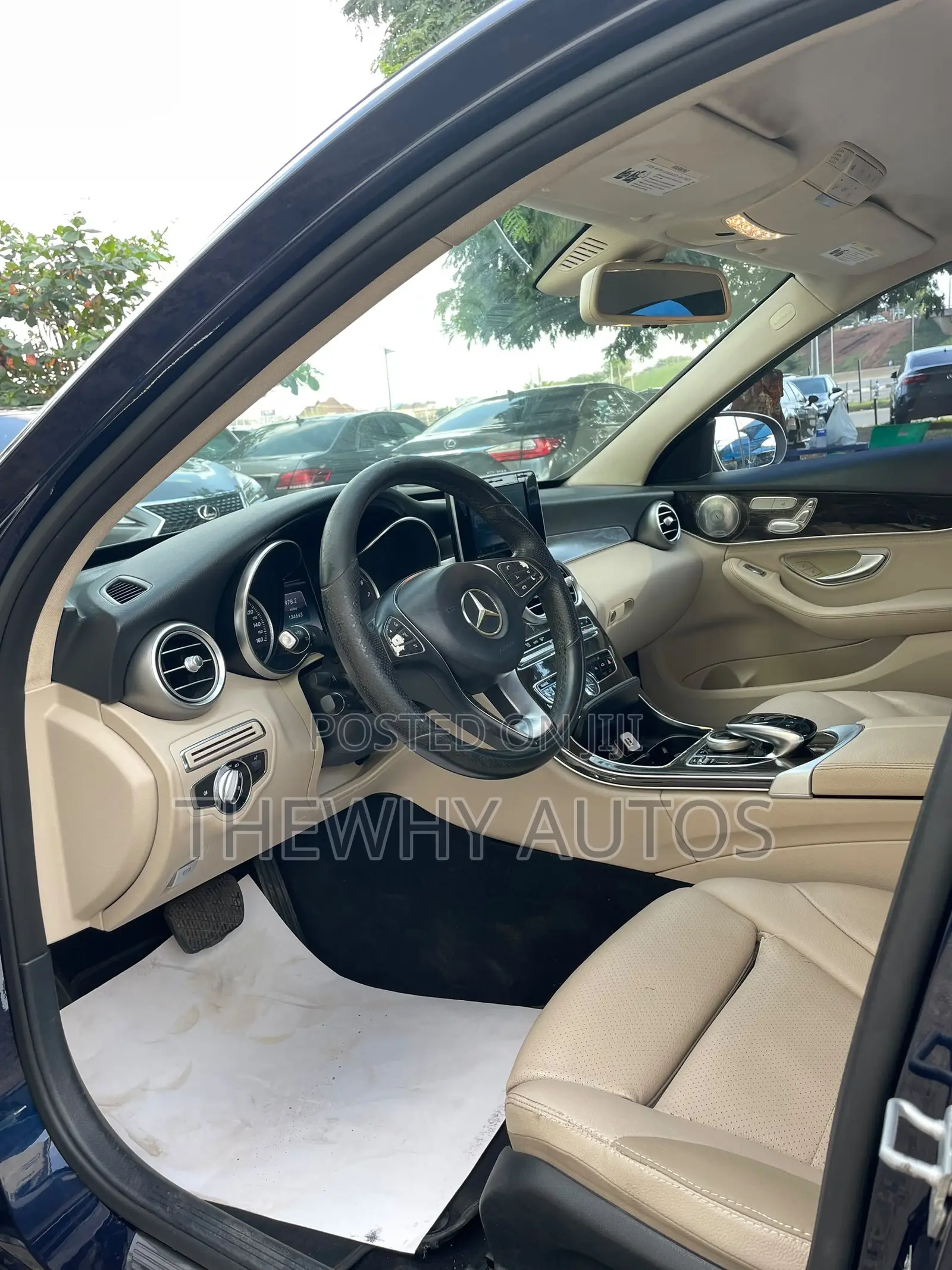 Mercedes-Benz C300 Sport 4dr AWD 4Matic Sedan (2.0L 4cyl 7A) 2015 Blue