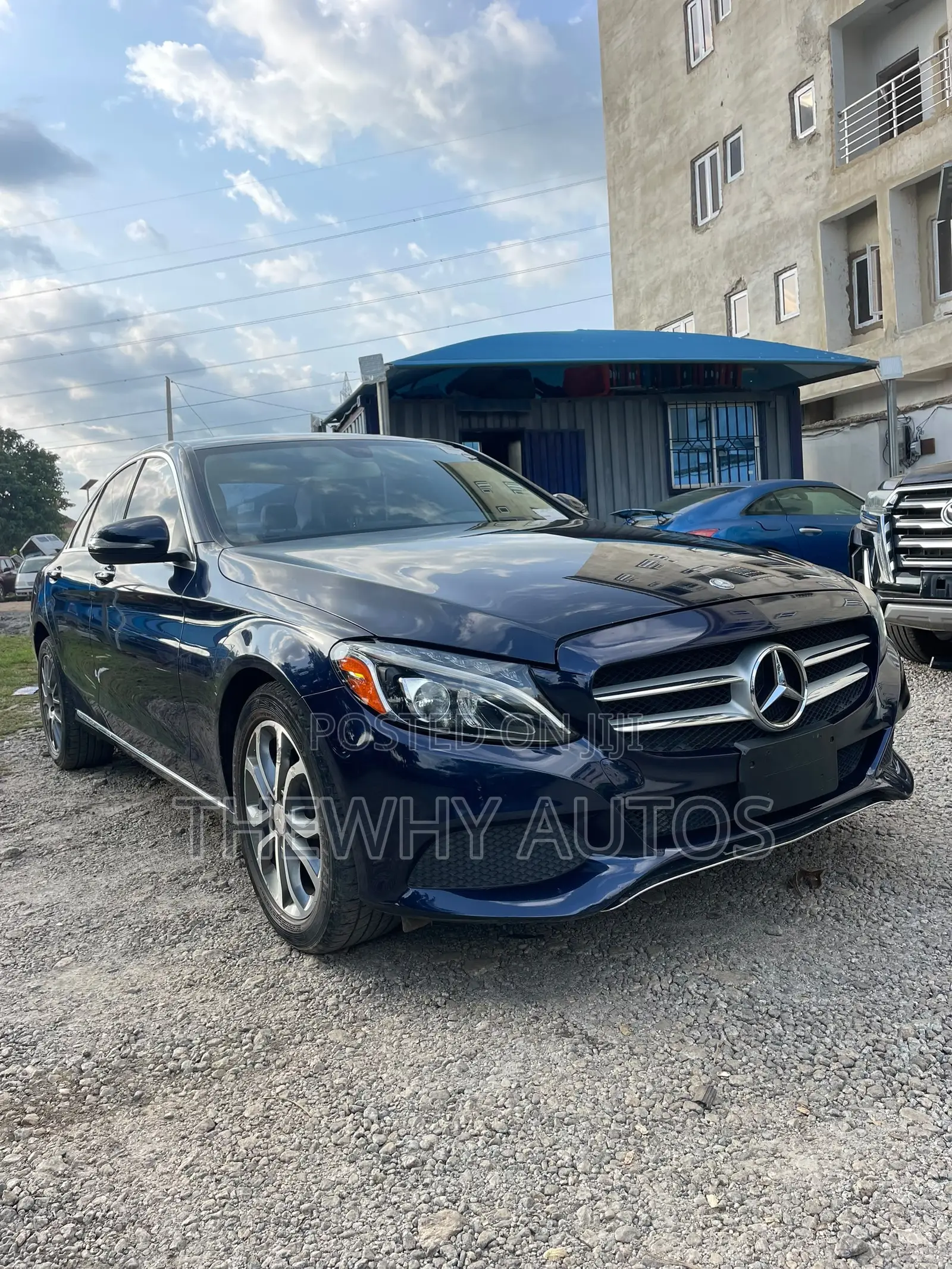 Mercedes-Benz C300 Sport 4dr AWD 4Matic Sedan (2.0L 4cyl 7A) 2015 Blue
