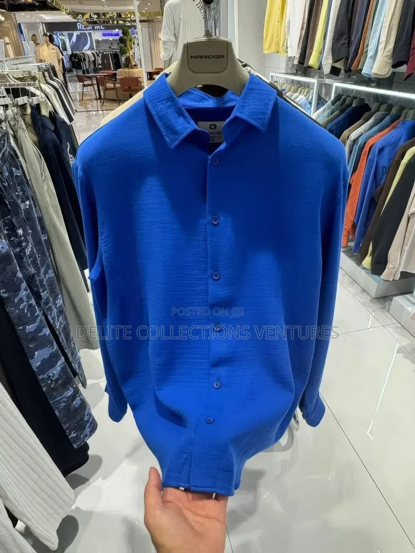 * Luxury Cotton Linen Long-Sleeve Shirts Now Available in Store 