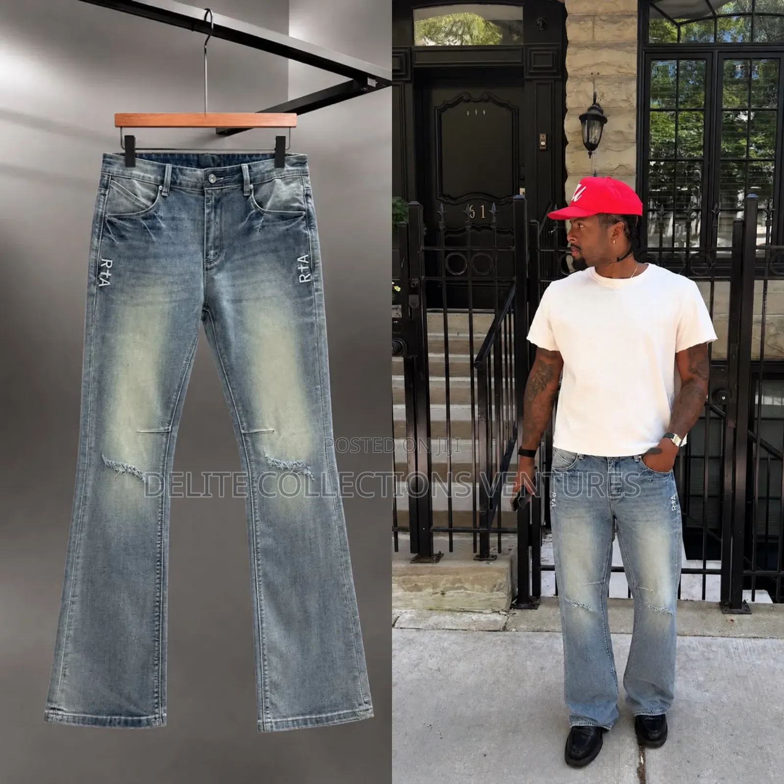 *Premium Quality Purple Brand Youth Flare Jeans*