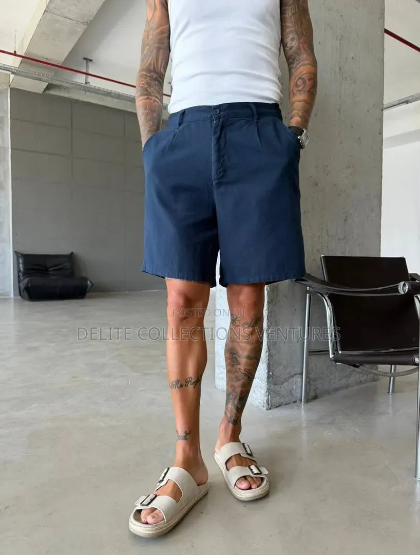 *Premium Linen Relaxed Shorts *