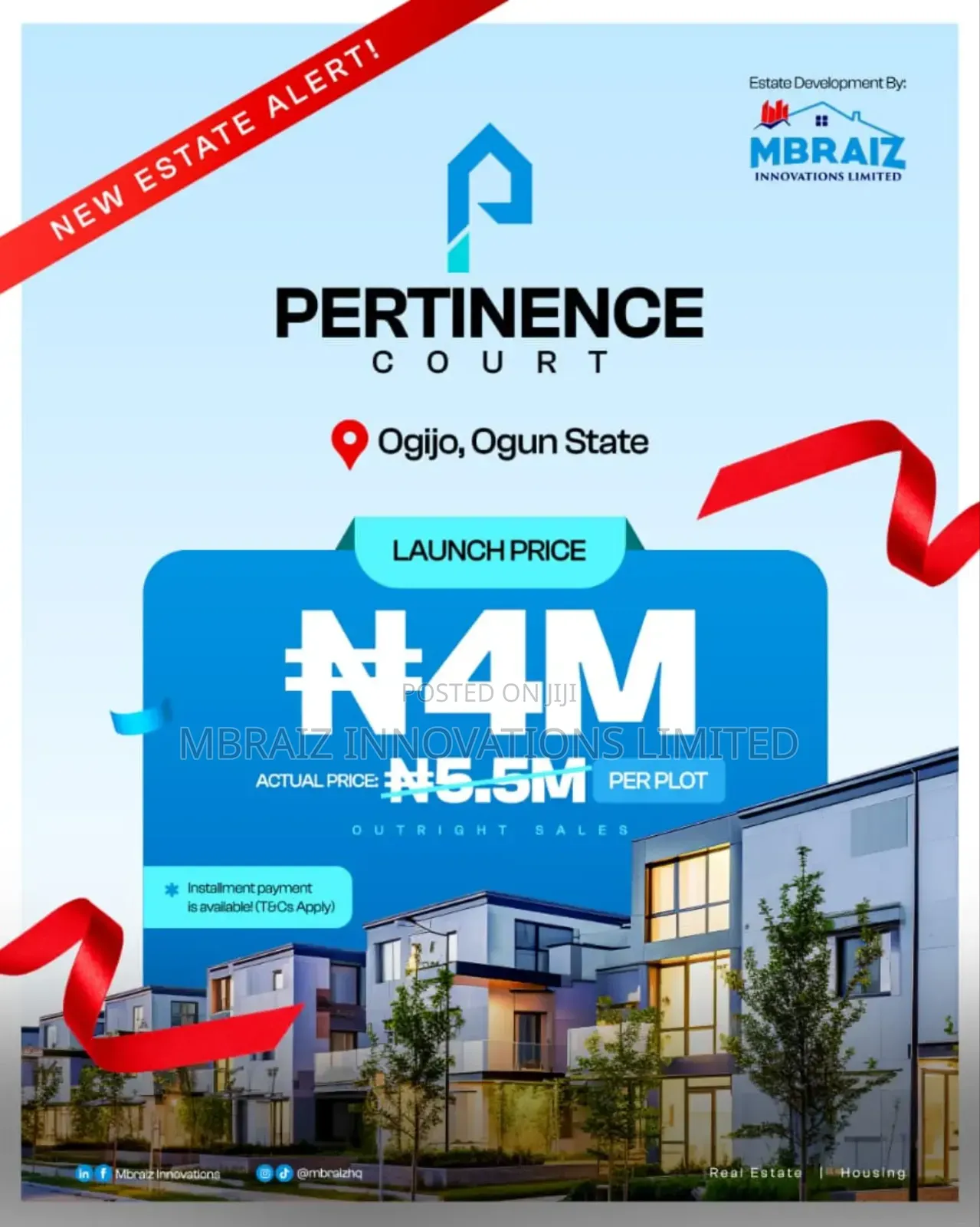 Land Available for Sale in Ogijo, Sotubo Ogun State Registered Survey