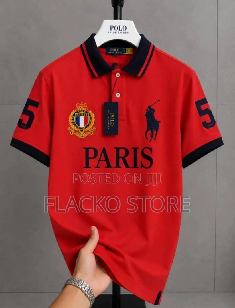 High Quality Polo Ralph Lauren Paris T-Shirts