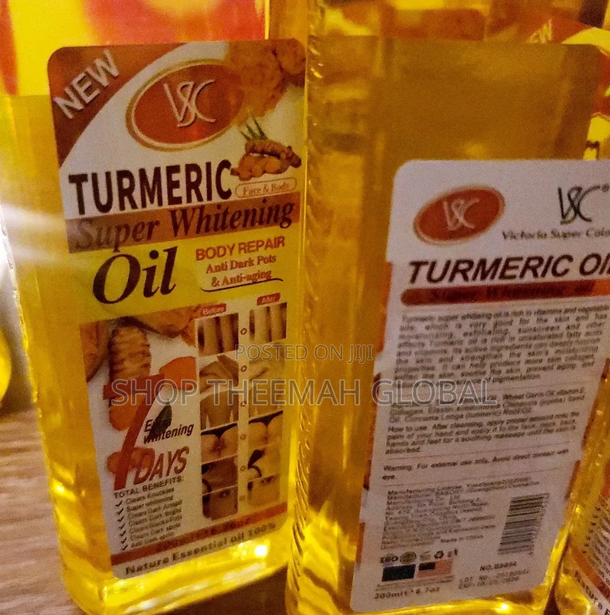 Imported Tumeric Super Whitening Oil 1000ml
