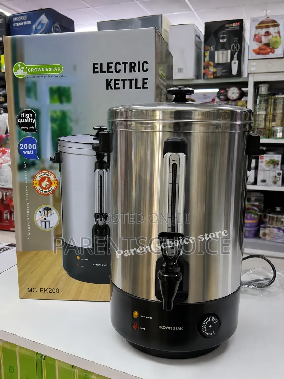 20L Crown Star Electric Kettle – 2000W