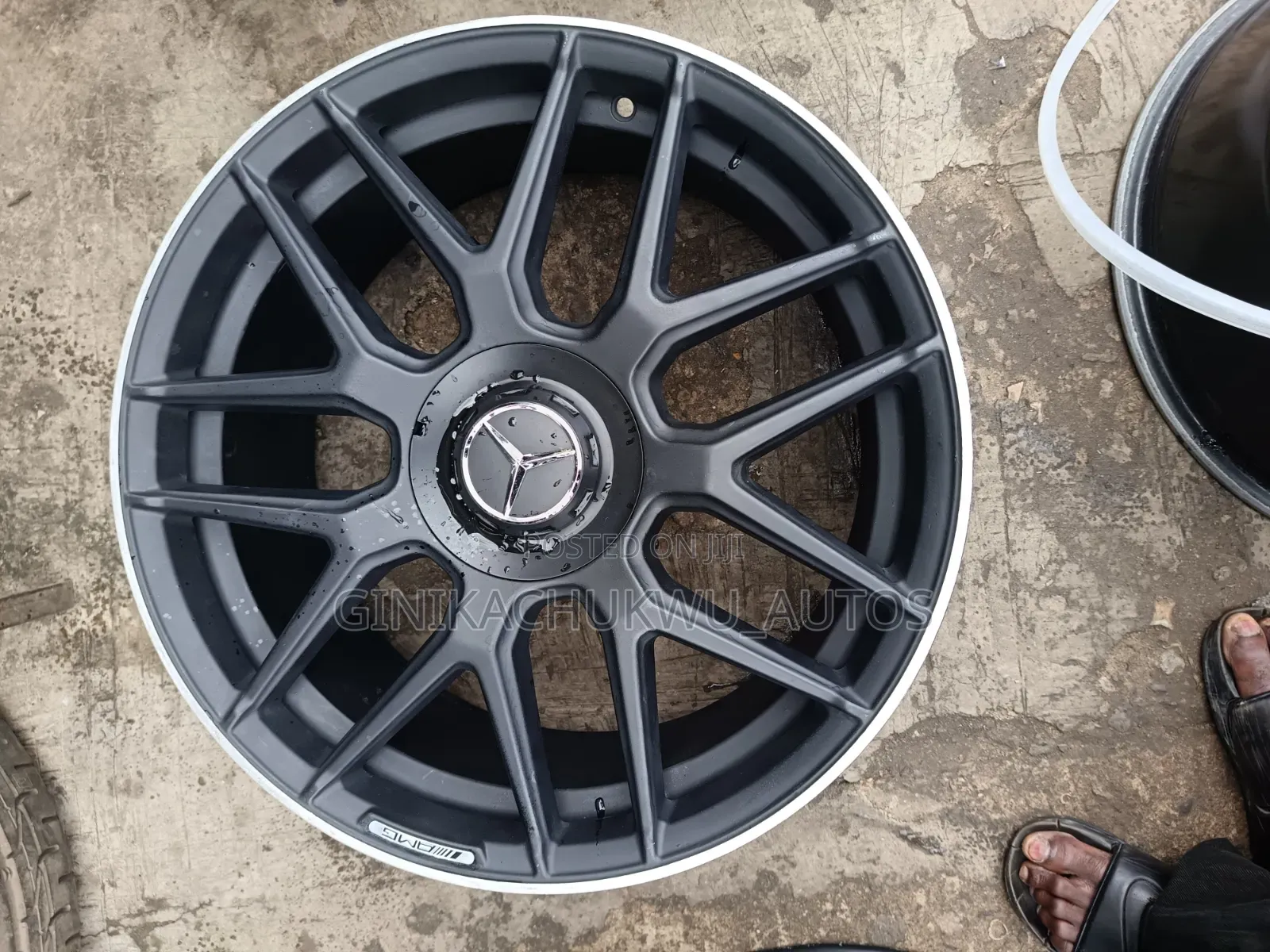 Mercedes AMG 10-Spoke Alloy Rims – Matte Black FOR ECLASS, SCLASS CLS