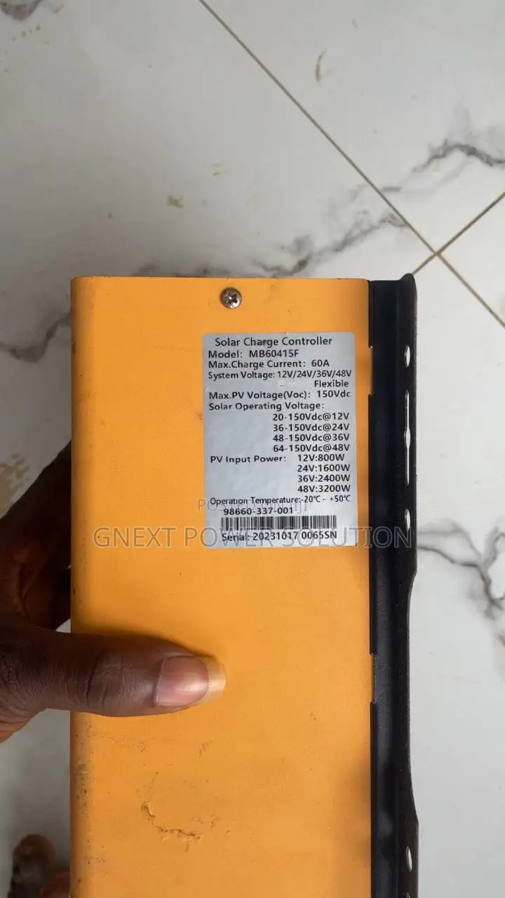 60A MPPT Solar Charge Controller – High Efficiency