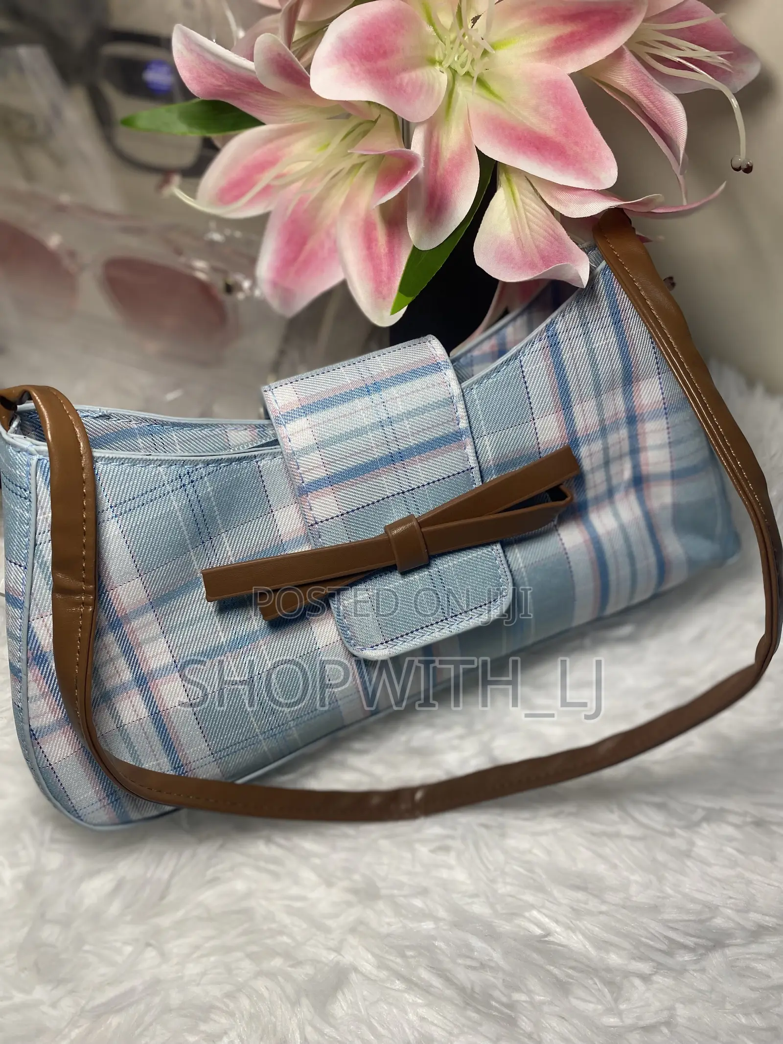 Plaid Shoulder Bag