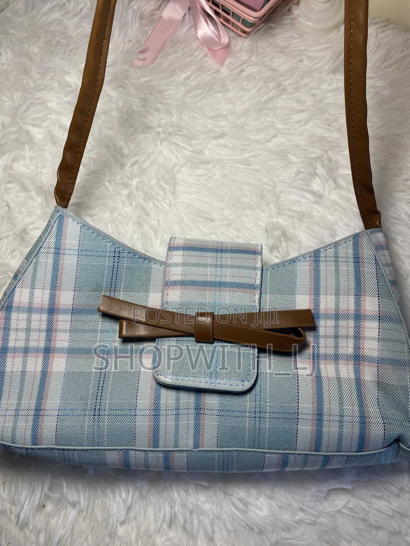 Plaid Shoulder Bag