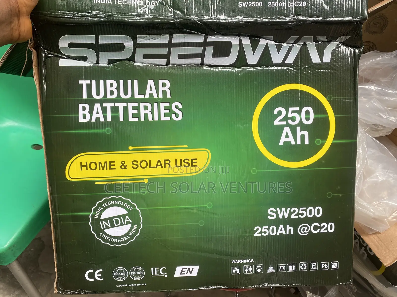 Speedway 250ah Tubular Battery 12V