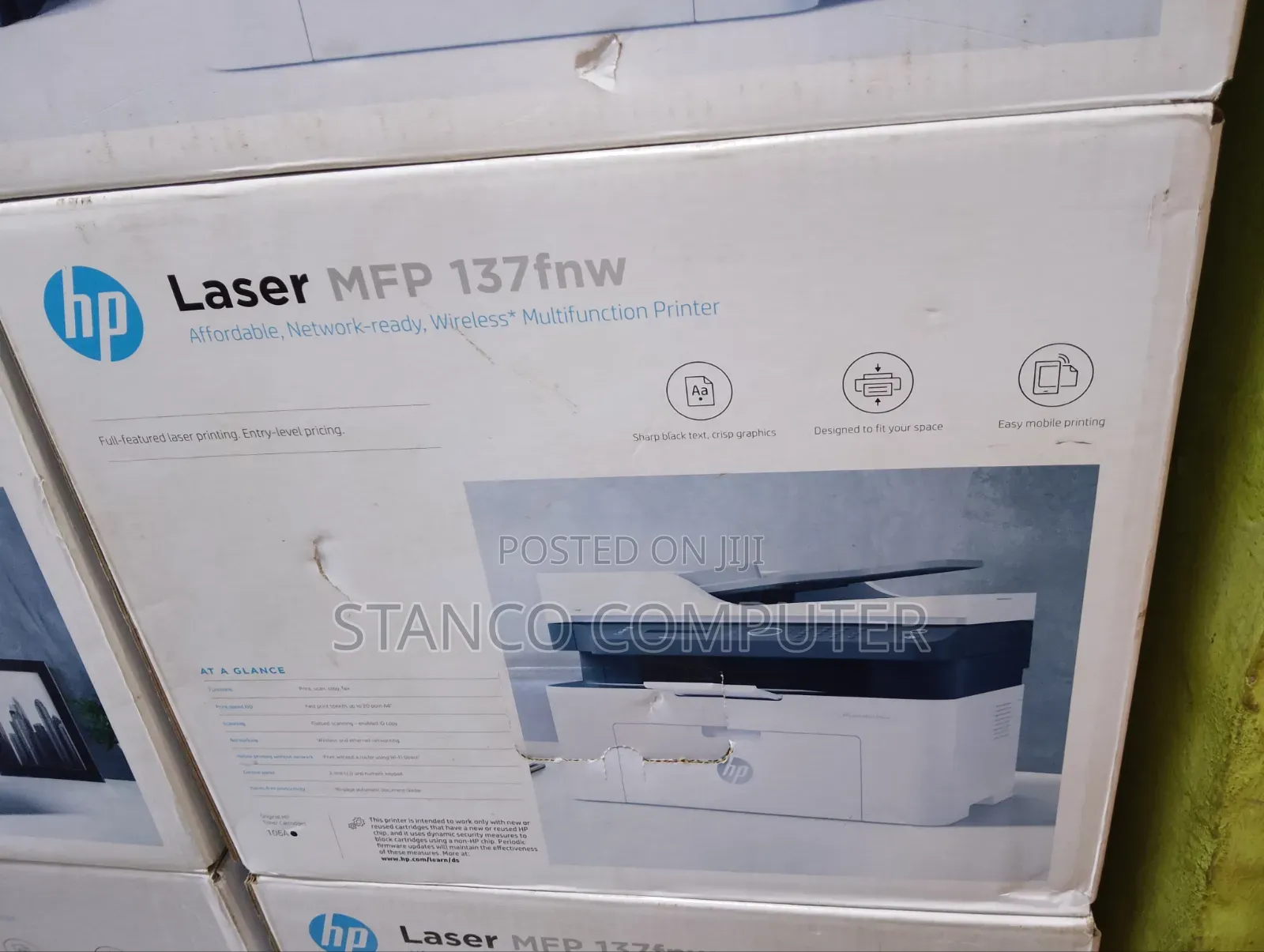 HP Laser Printer MFP137fnw