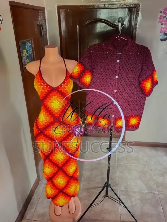 Handmade Couples Matching Crochet Set