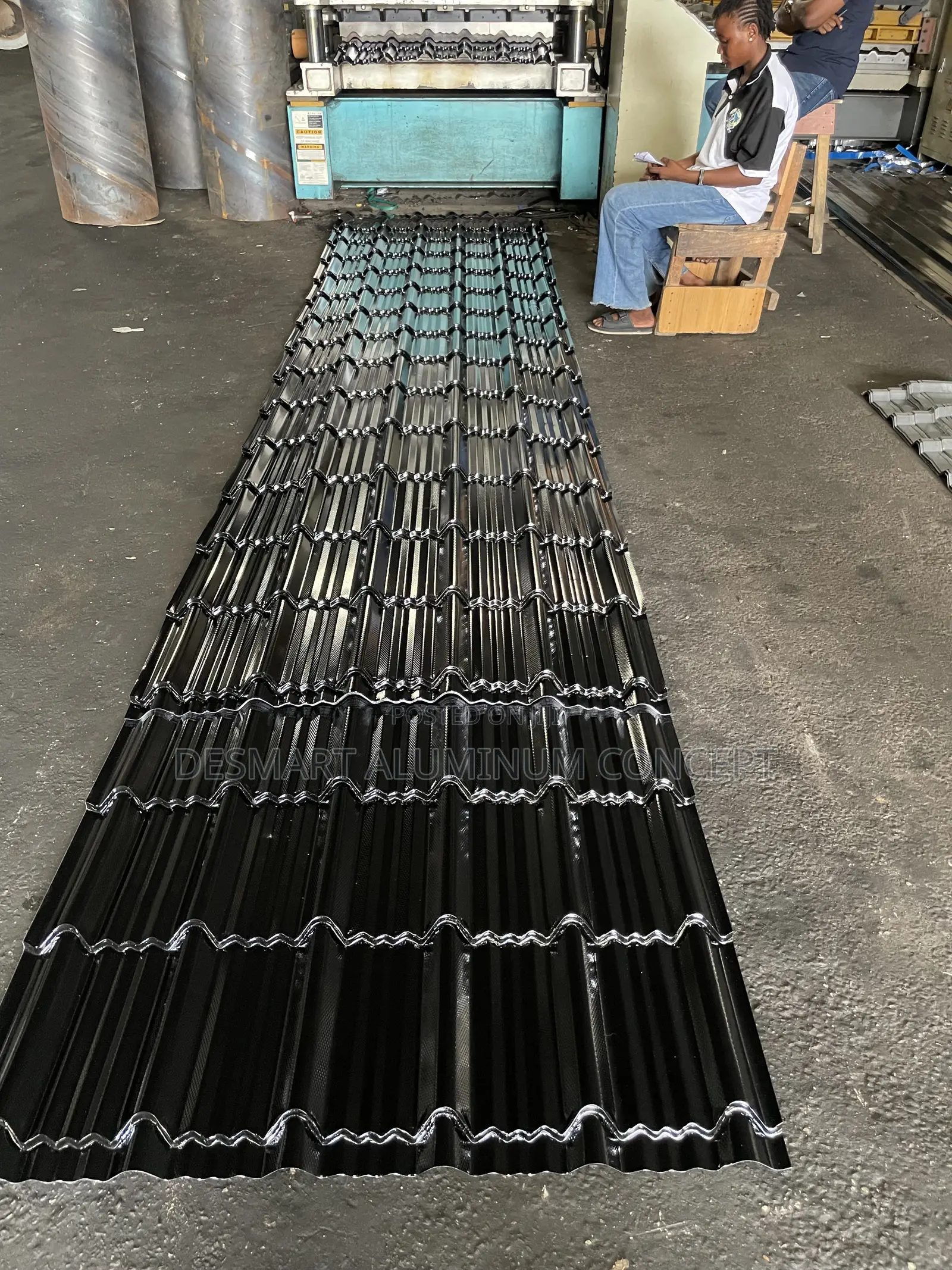 Quality Roofing Sheet/ Black Step Tiles/0.55