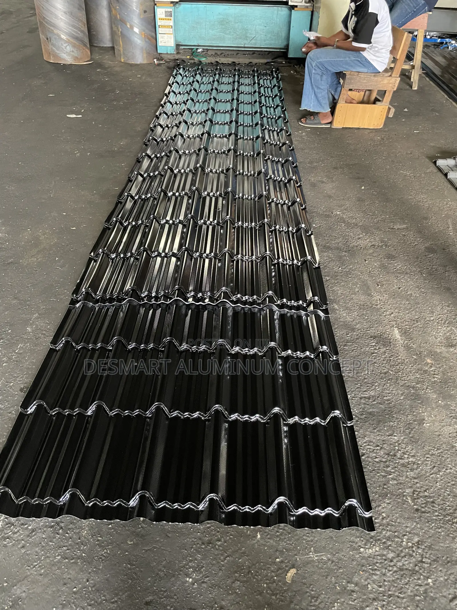 Quality Roofing Sheet/ Black Step Tiles/0.55