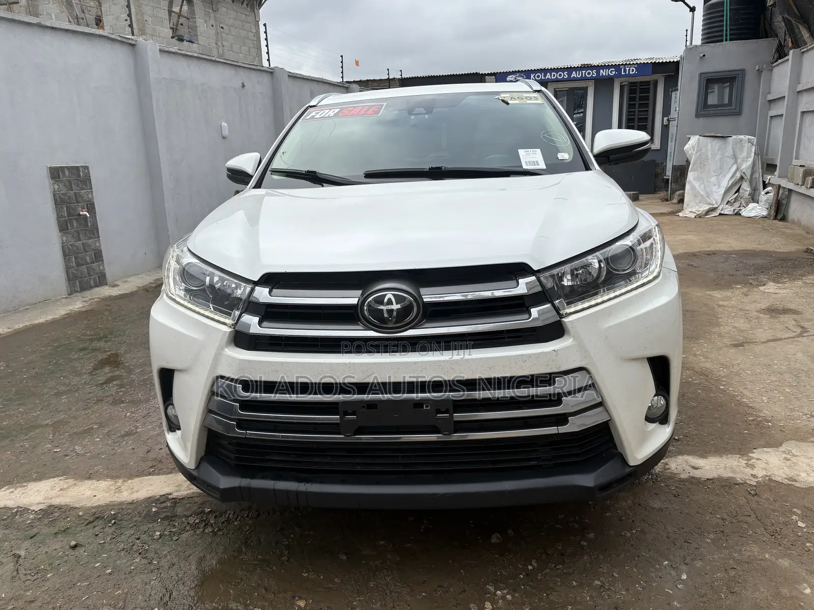 Toyota Highlander Limited 4x4 V6 (3.5L 6cyl 8A) 2017 White