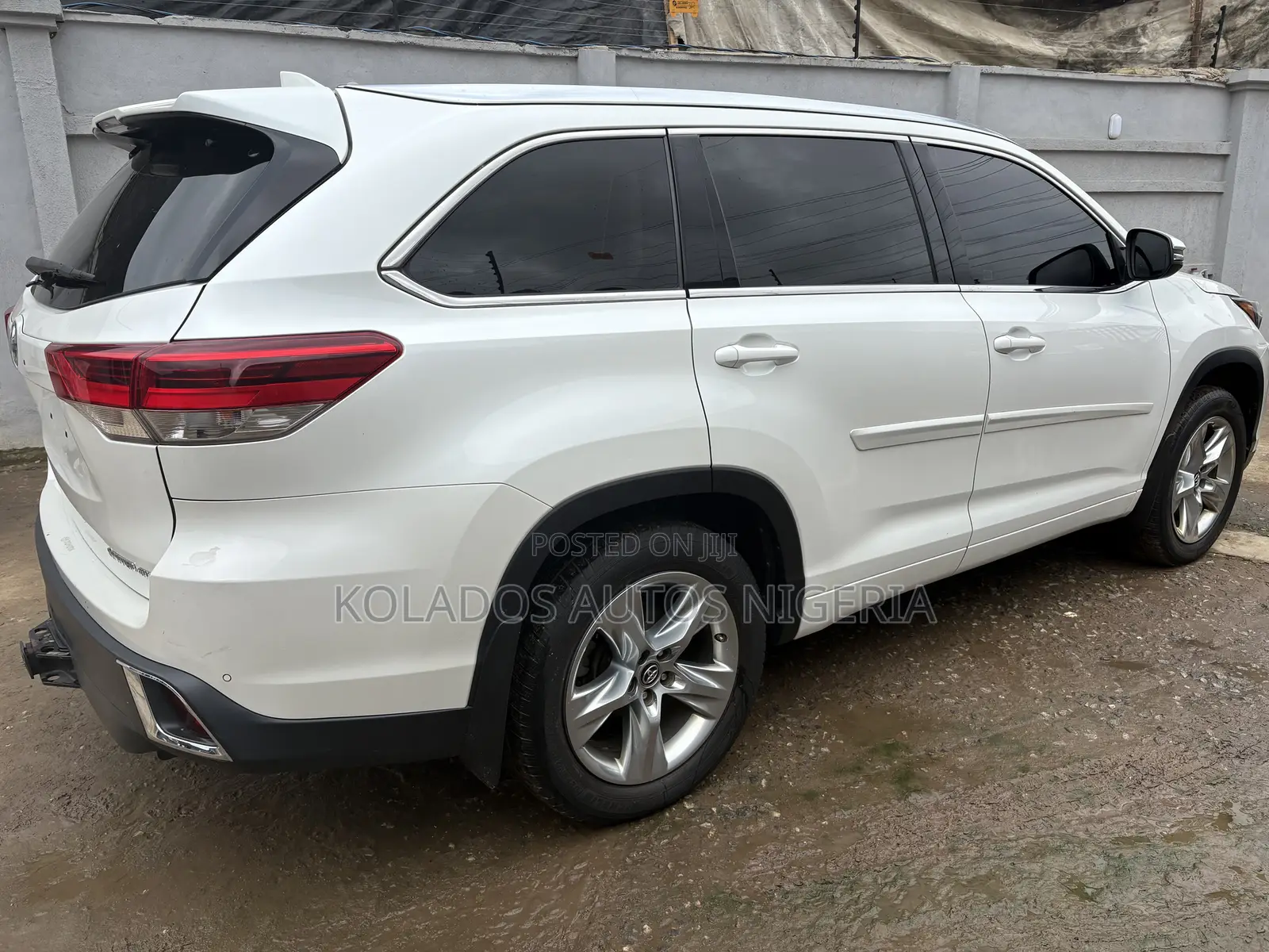 Toyota Highlander Limited 4x4 V6 (3.5L 6cyl 8A) 2017 White