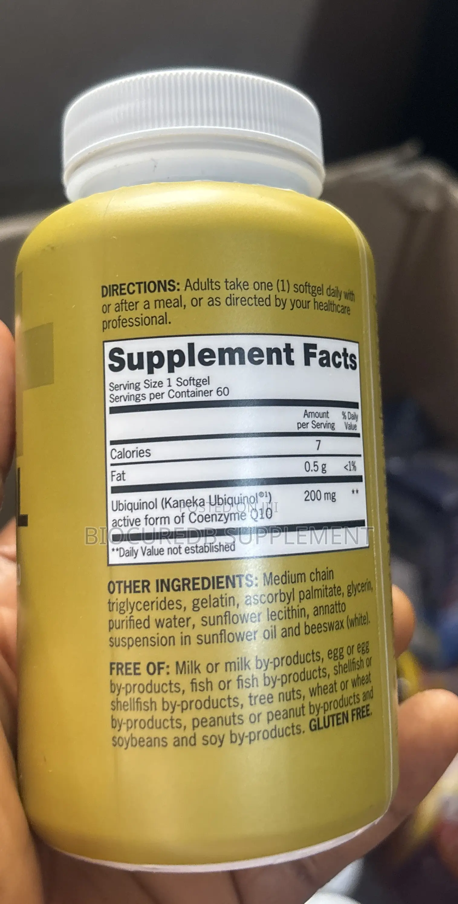 Qunol Ubiquinol 200mg Extra Strength 60softgels