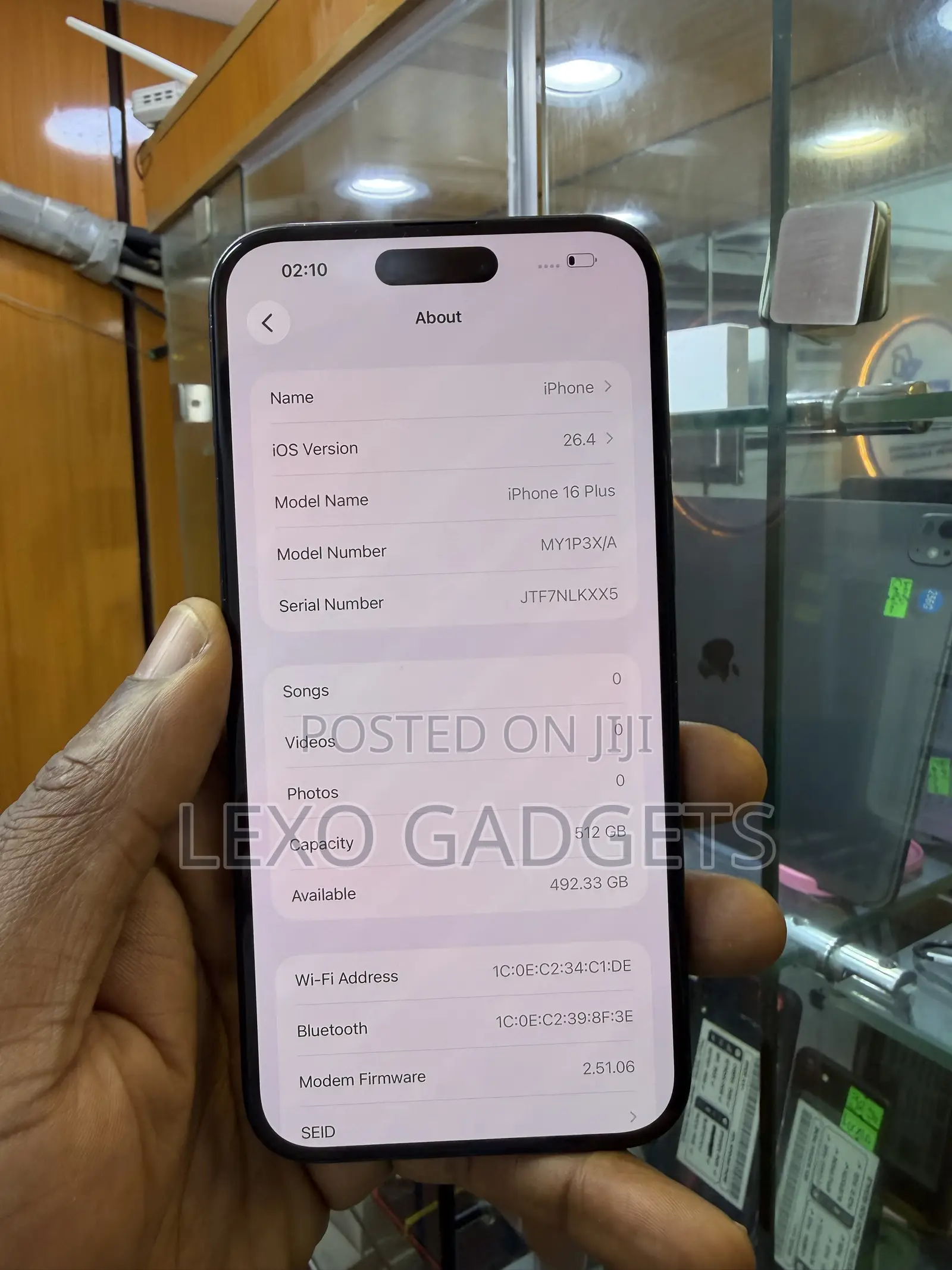 Apple iPhone 16 Plus 512 GB Black