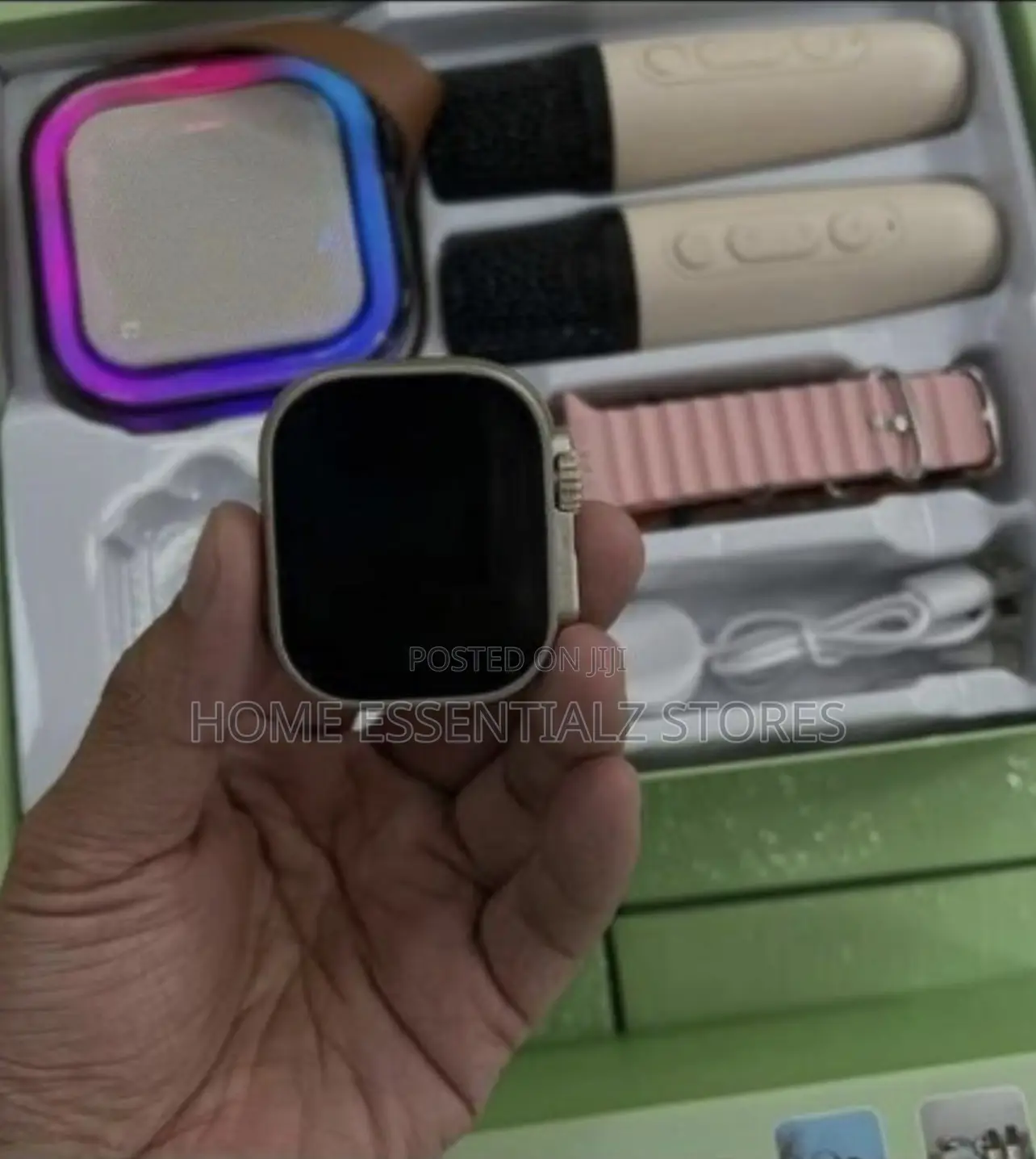 Gift Set M60 5-in-1 Smart Watch - Gift Bluetooth Speaker Karaoke Mics