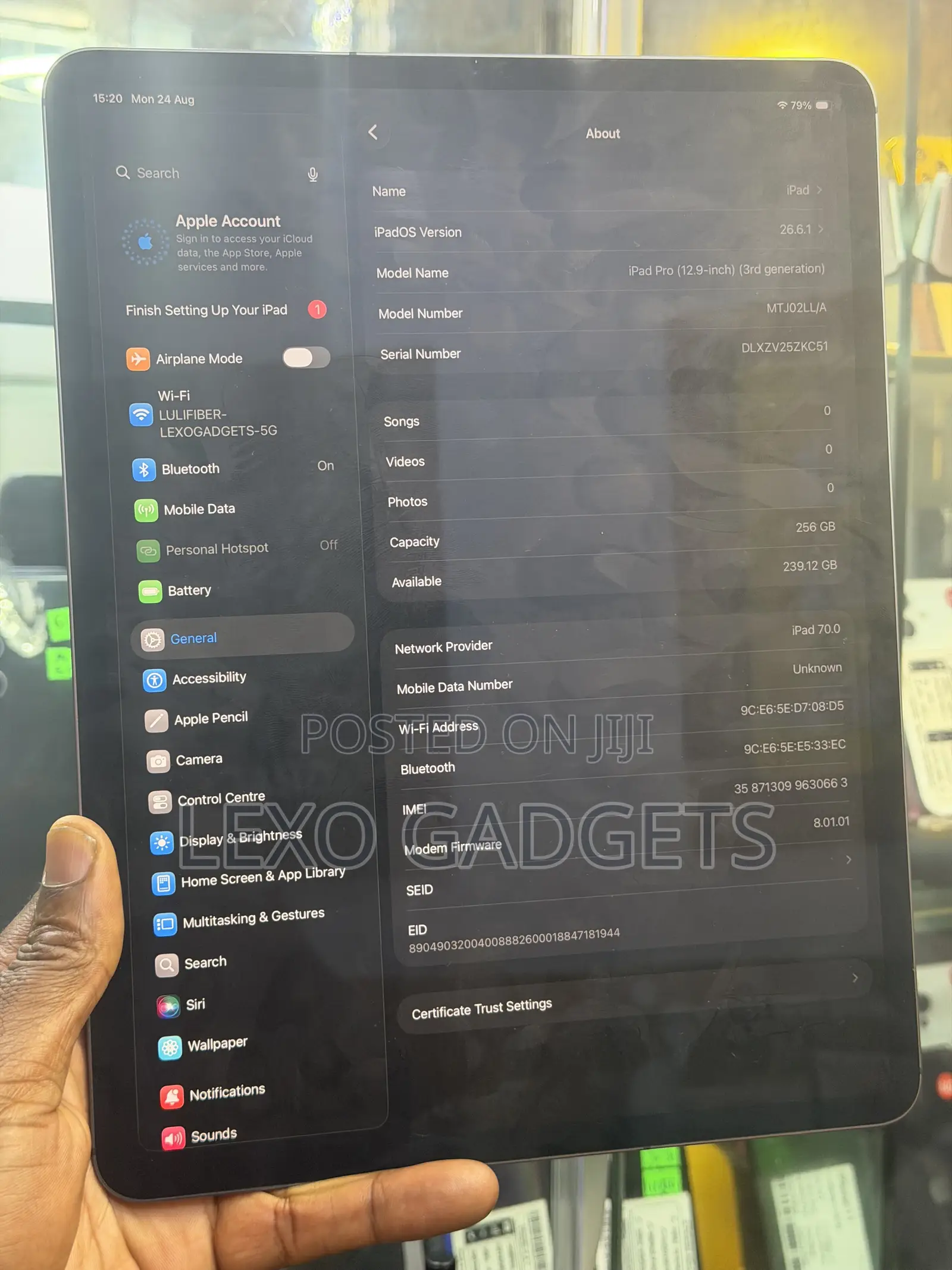 Apple iPad Pro 12.9 (2021) 256 GB Gray