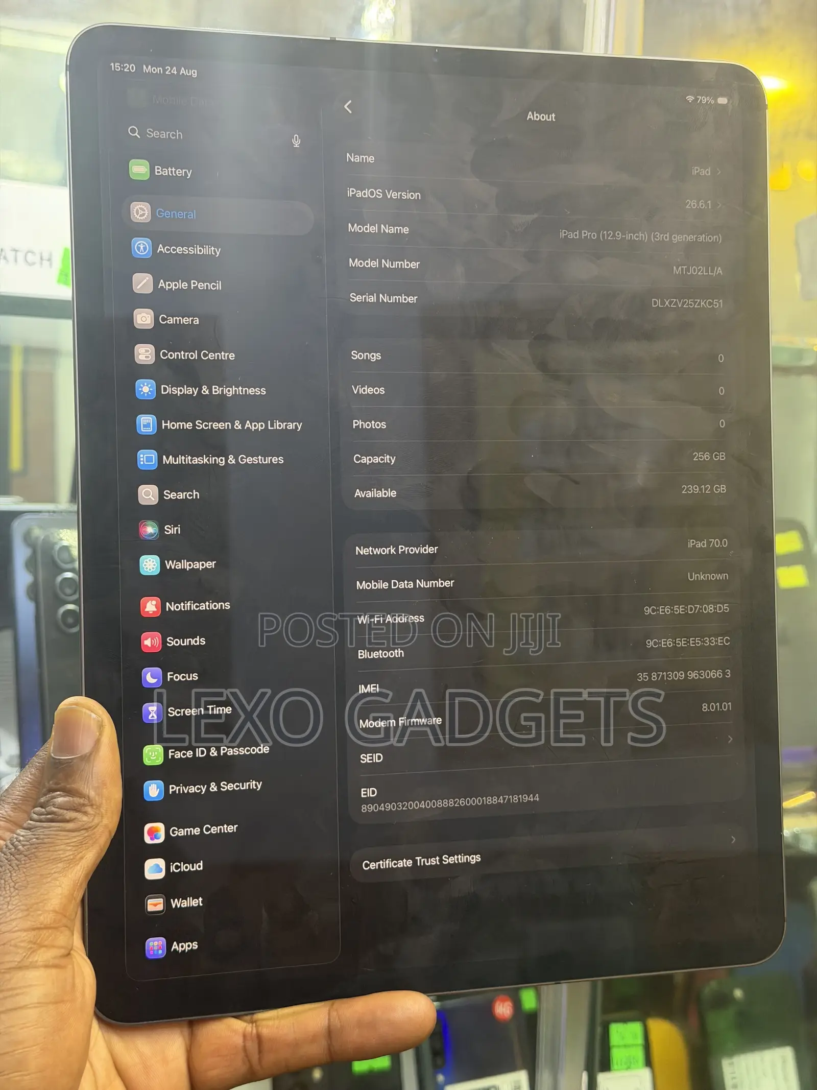 Apple iPad Pro 12.9 (2021) 256 GB Gray