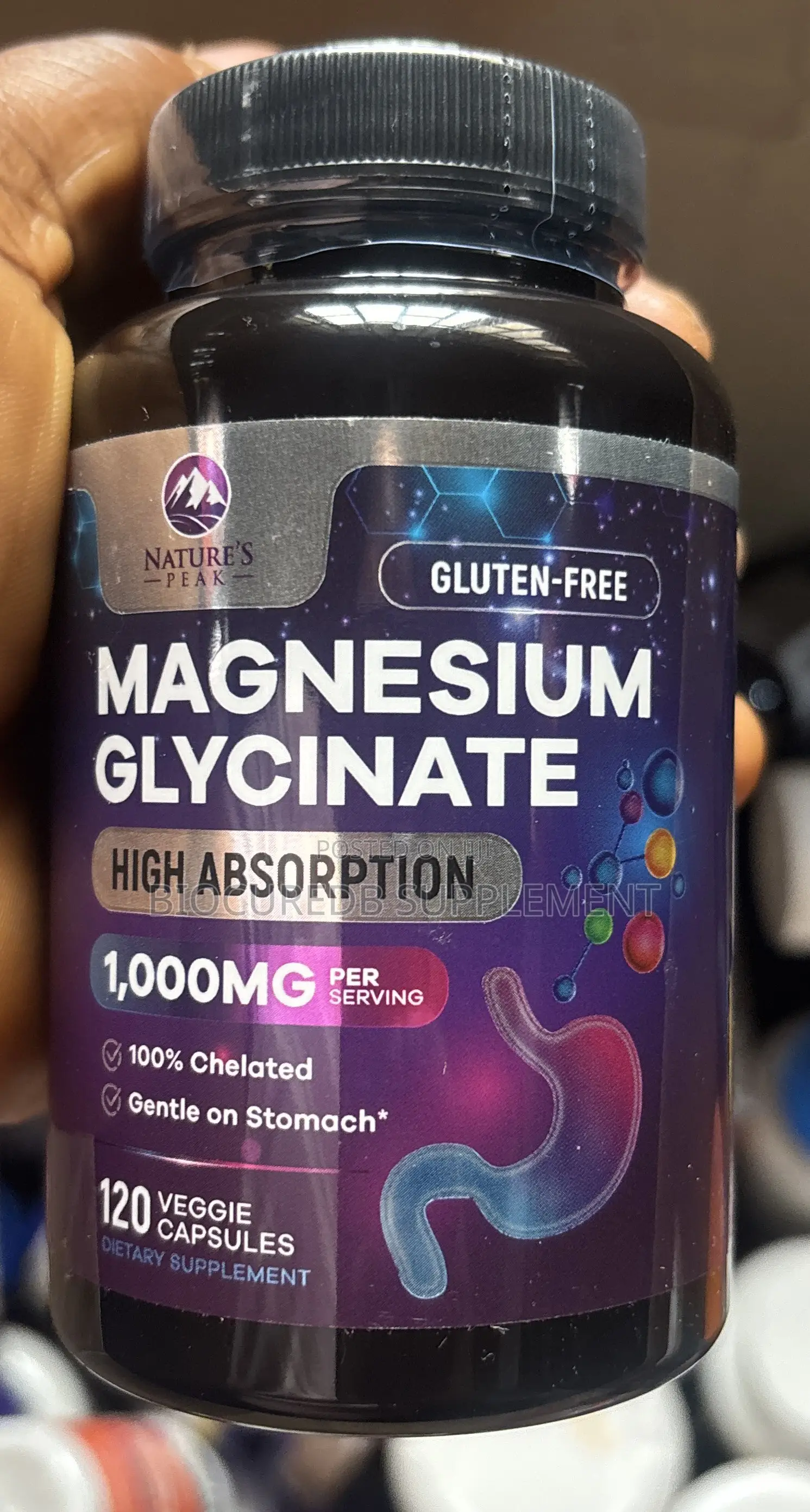 Magnesium Glycinate 1,000mg 120caps
