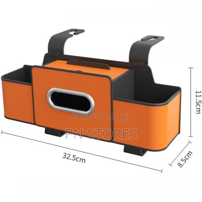 Car Organizer With Tissue Holder